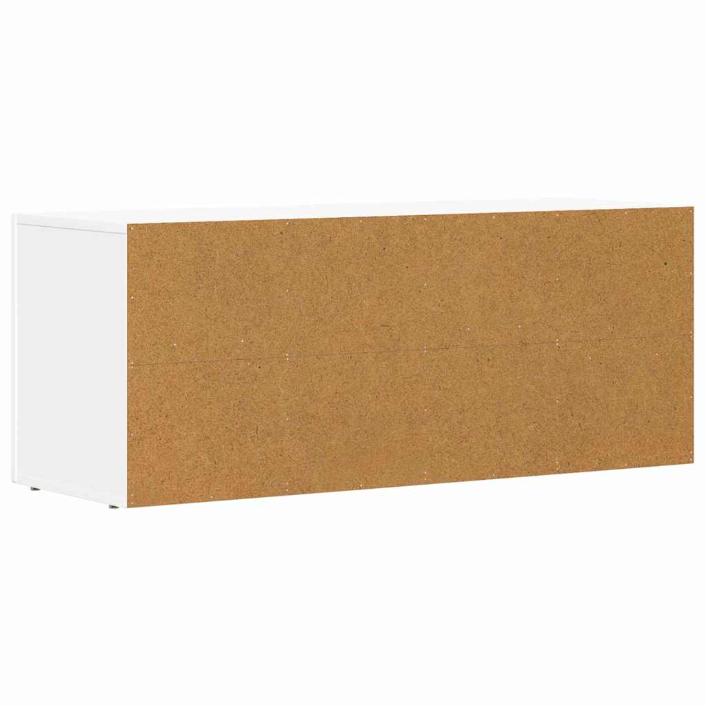 Cabinet TV Alb 100 x 35 x 40 cm Lemn compozit — imaginea 8