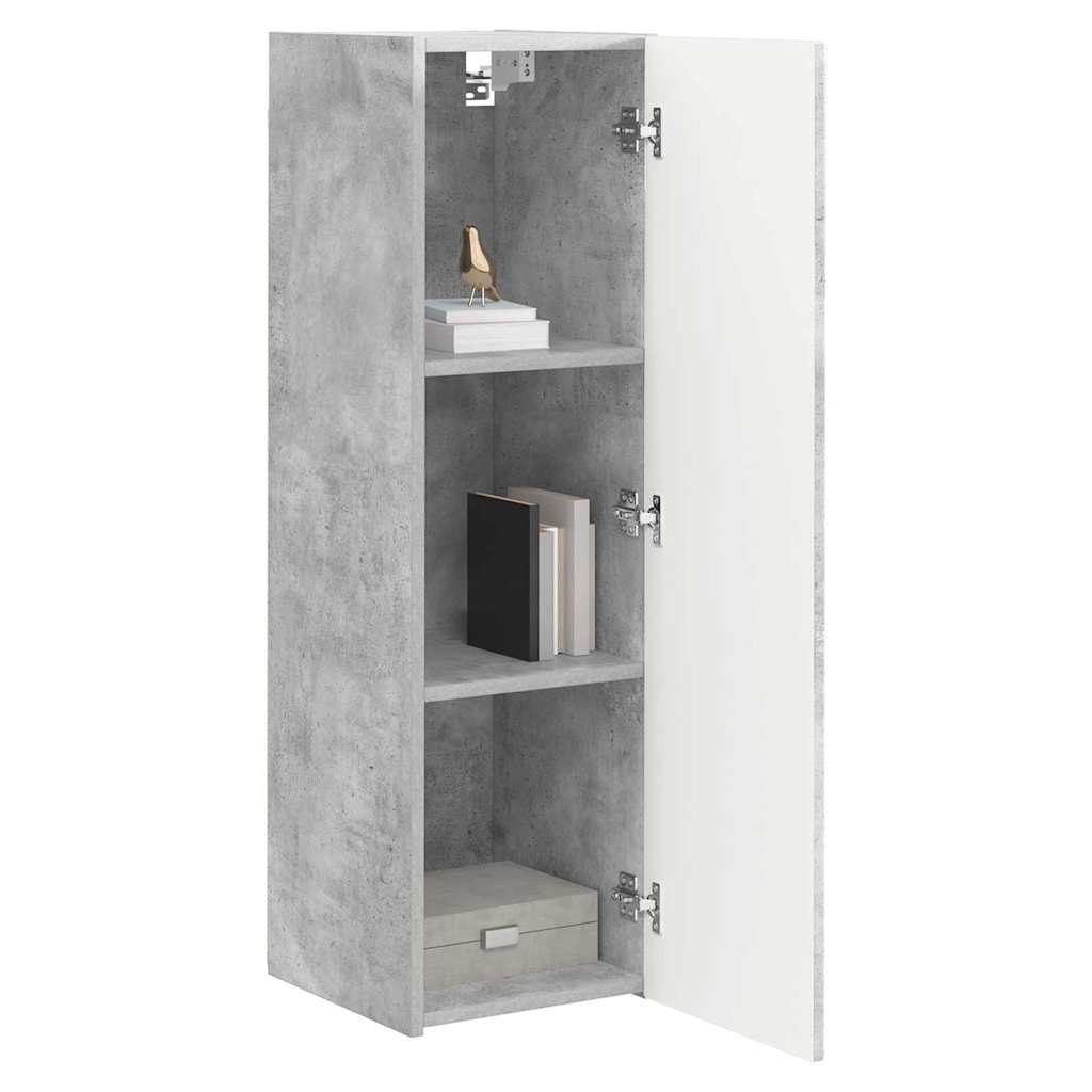 Dulap TV de perete Beton 30 x 31 x 100 cm Lemn compozit — imaginea 4