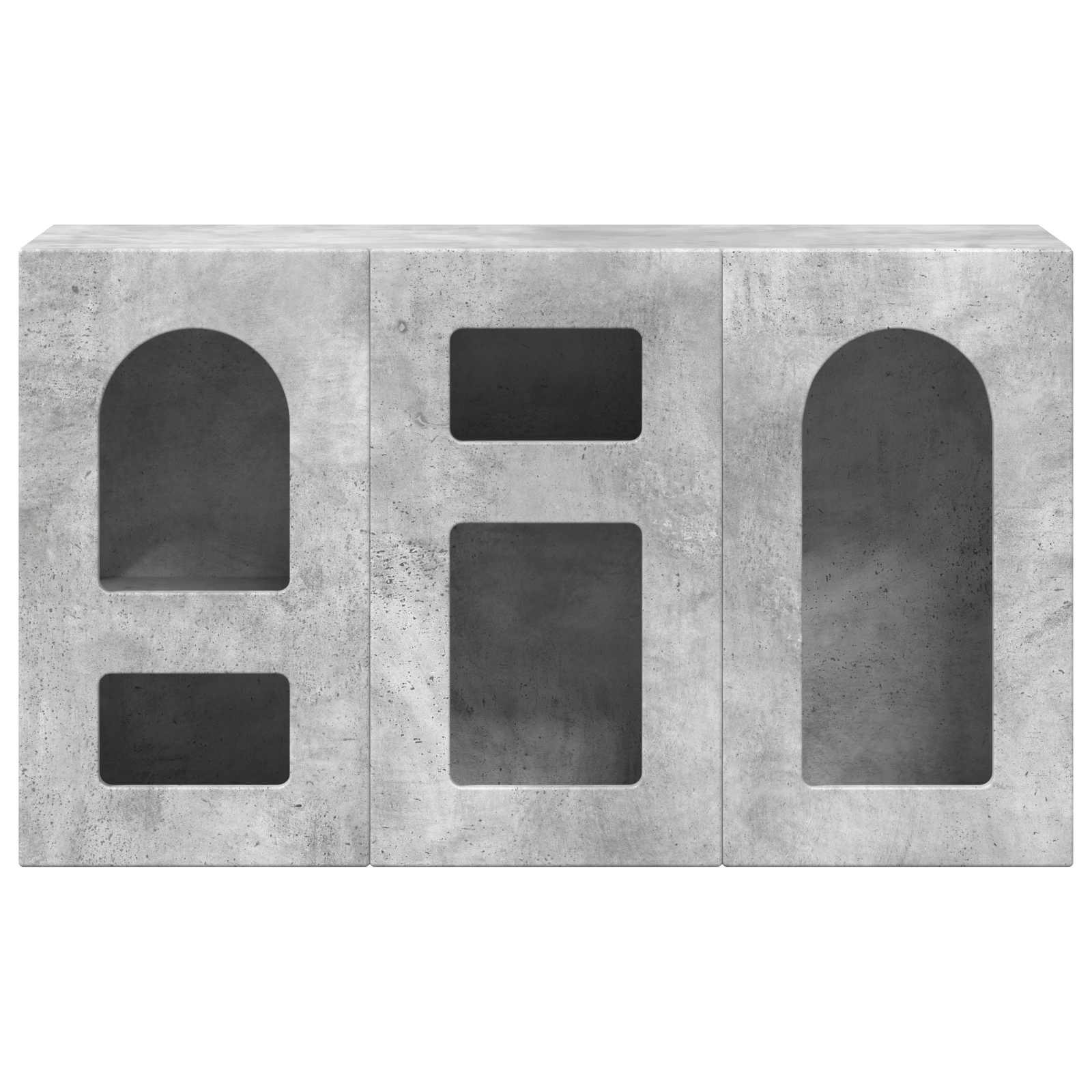 Bufet Gri din beton 100 x 35 x 59 cm Lemn compozit — imaginea 6