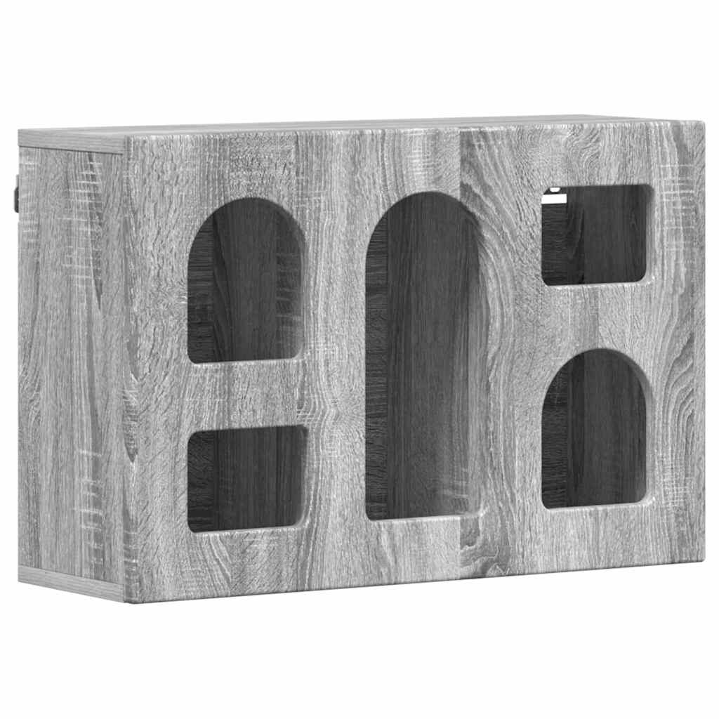 Dulap suspendat Gri Sonoma 60 x 20 x 40 cm Lemn compozit