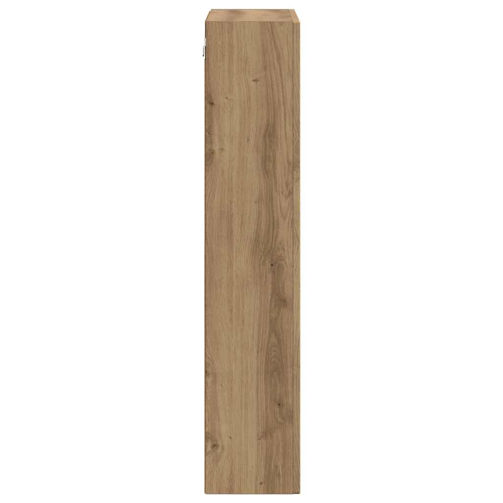 Dulap suspendat Stejar Artizanal 59 x 20 x 100 cm Lemn compozit — imaginea 7