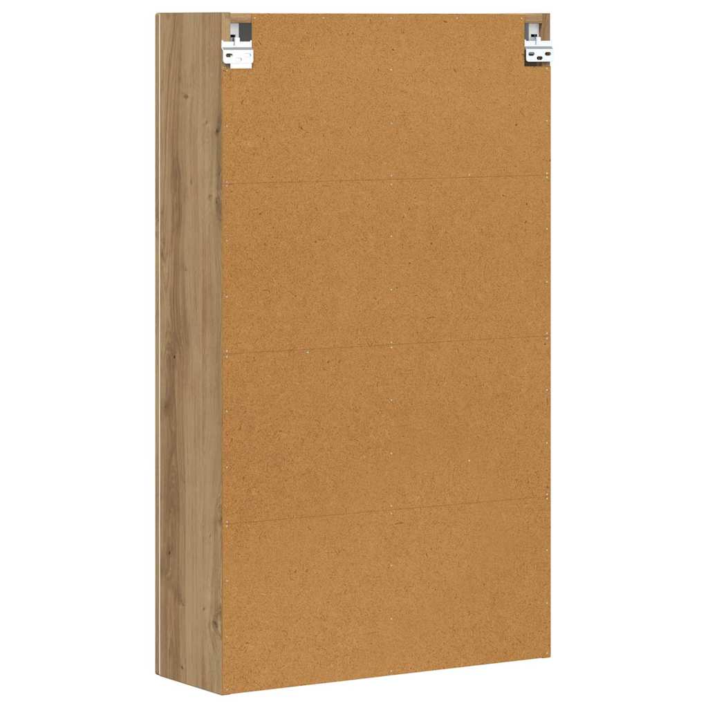 Dulap suspendat Stejar Artizanal 59 x 20 x 100 cm Lemn compozit — imaginea 8