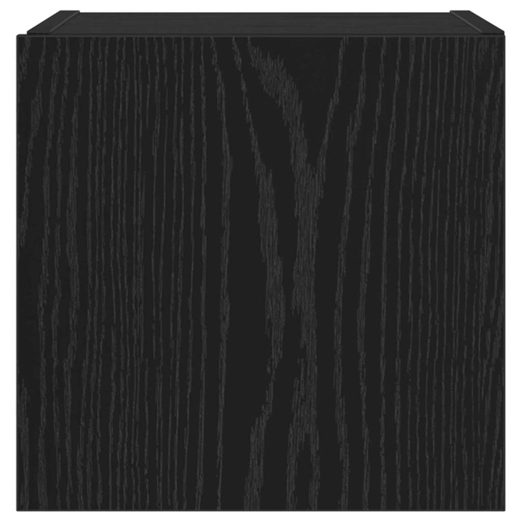 Dulap TV de perete Stejar Negru 30,5 x 35 x 30 cm Lemn compozit — imaginea 10