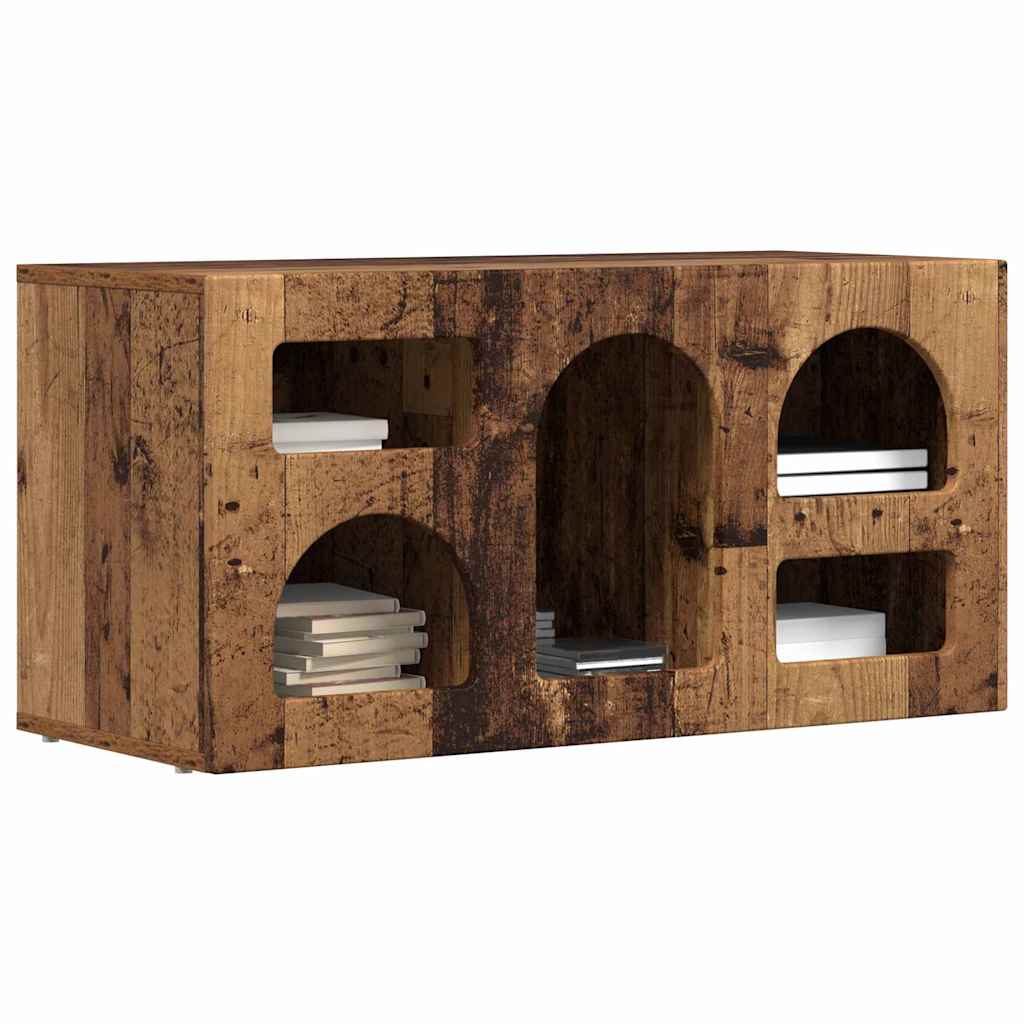 Cabinet TV Lemn vechi 80 x 35 x 40 cm Lemn compozit — imaginea 4