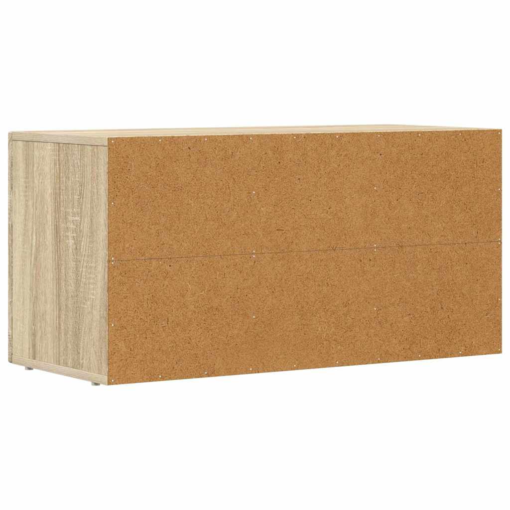 Cabinet TV Stejar Sonoma 80 x 35 x 40 cm Lemn compozit — imaginea 8
