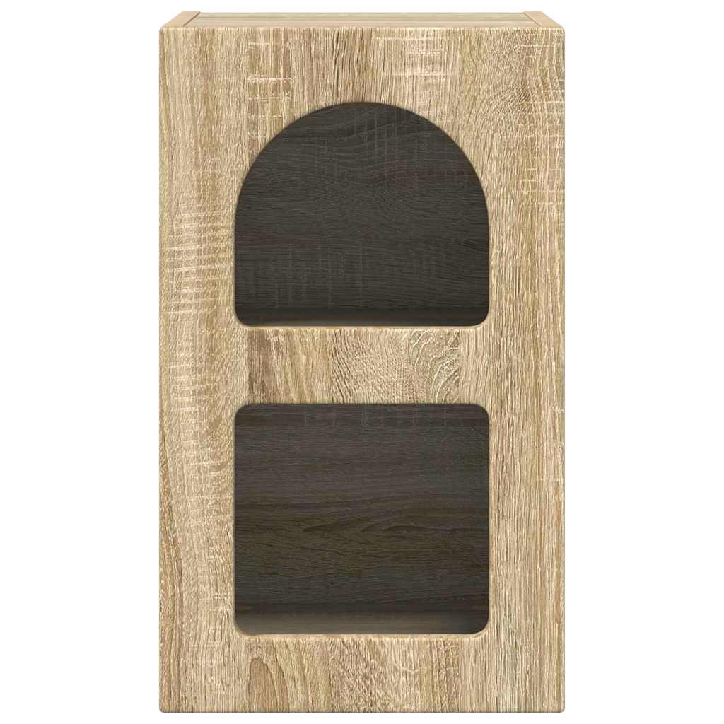 Noptiera Stejar Sonoma 29.5 x 35 x 50 cm Lemn compozit — imaginea 5
