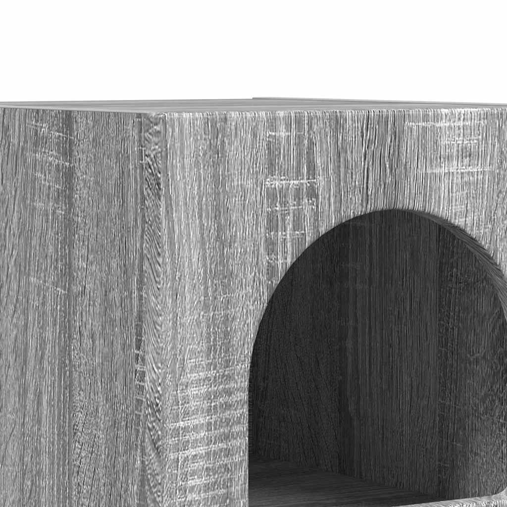 Noptiera Gri Sonoma 29.5 x 35 x 50 cm Lemn compozit — imaginea 8