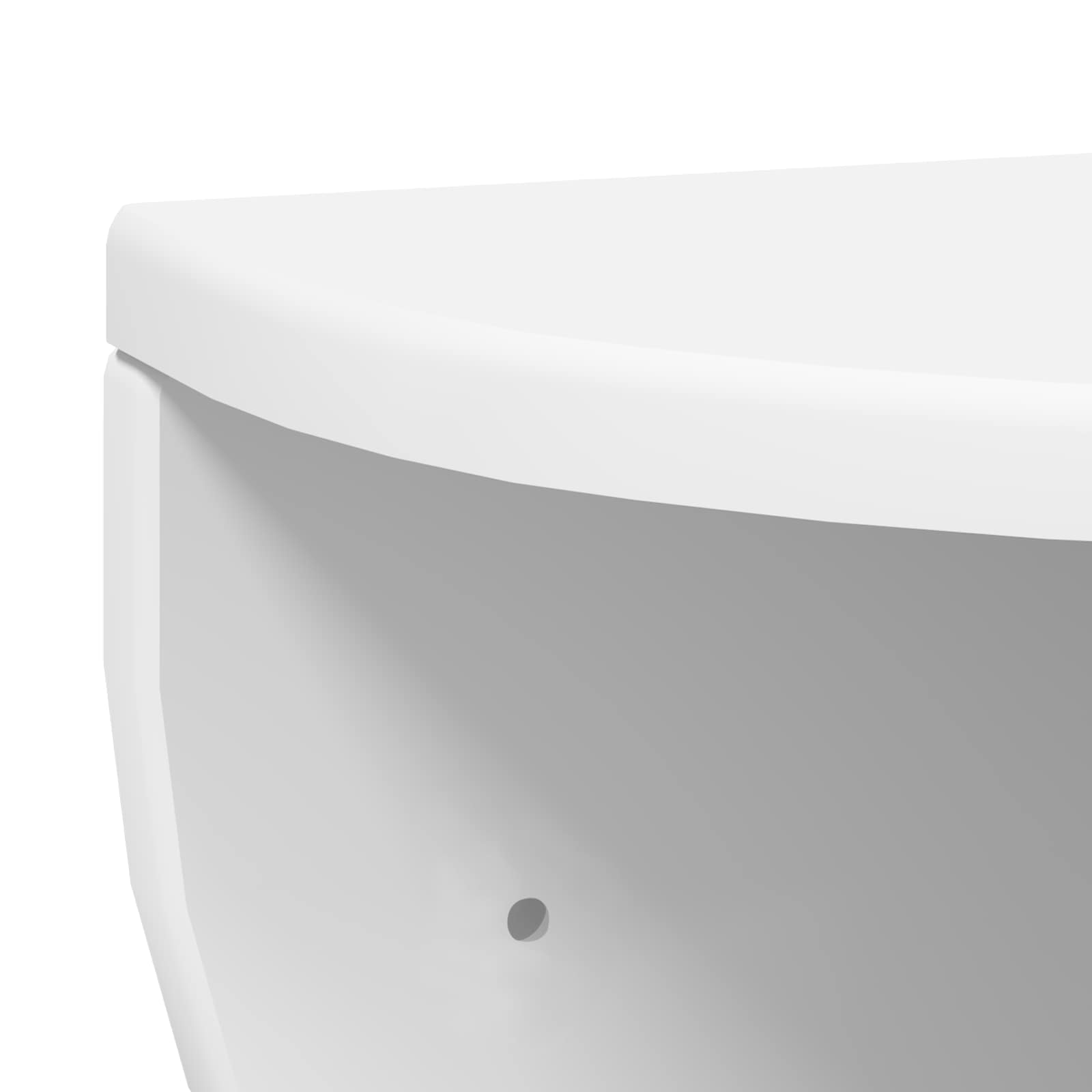 Raft de perete Pe perete Alb 38 x 19 x 19 cm Lemn compozit — imaginea 8