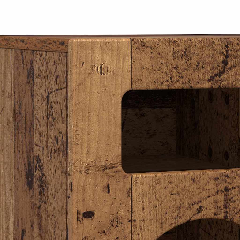 Cabinet TV Lemn vechi 80 x 35 x 40 cm Lemn compozit — imaginea 9