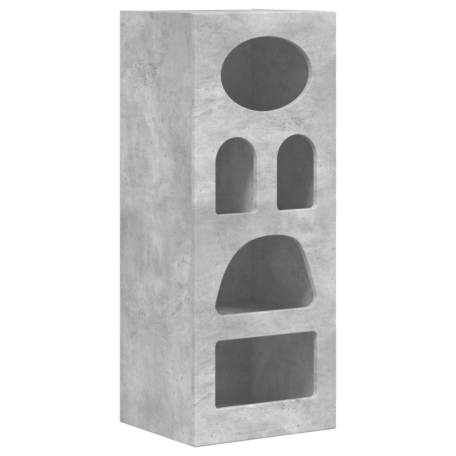 Bufet Gri din beton 40 x 35 x 100,5 cm Lemn compozit — imaginea 2