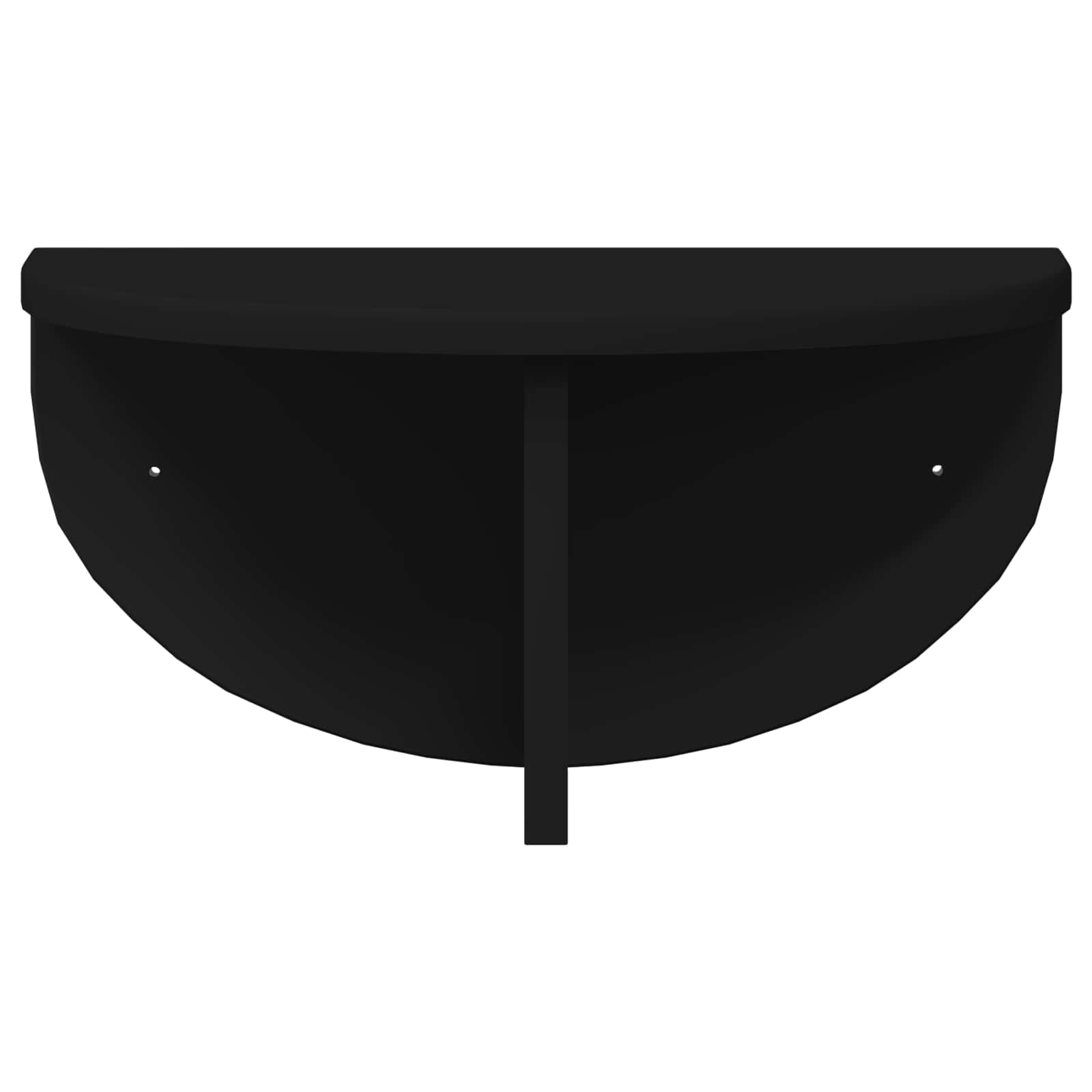 Raft de perete Pe perete Negru 38 x 19 x 19 cm Lemn compozit — imaginea 5
