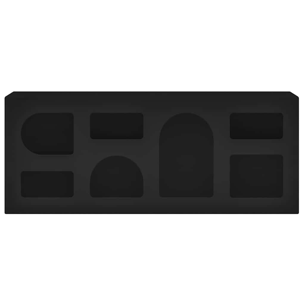 Cabinet TV Negru 100 x 35 x 40 cm Lemn compozit — imaginea 6