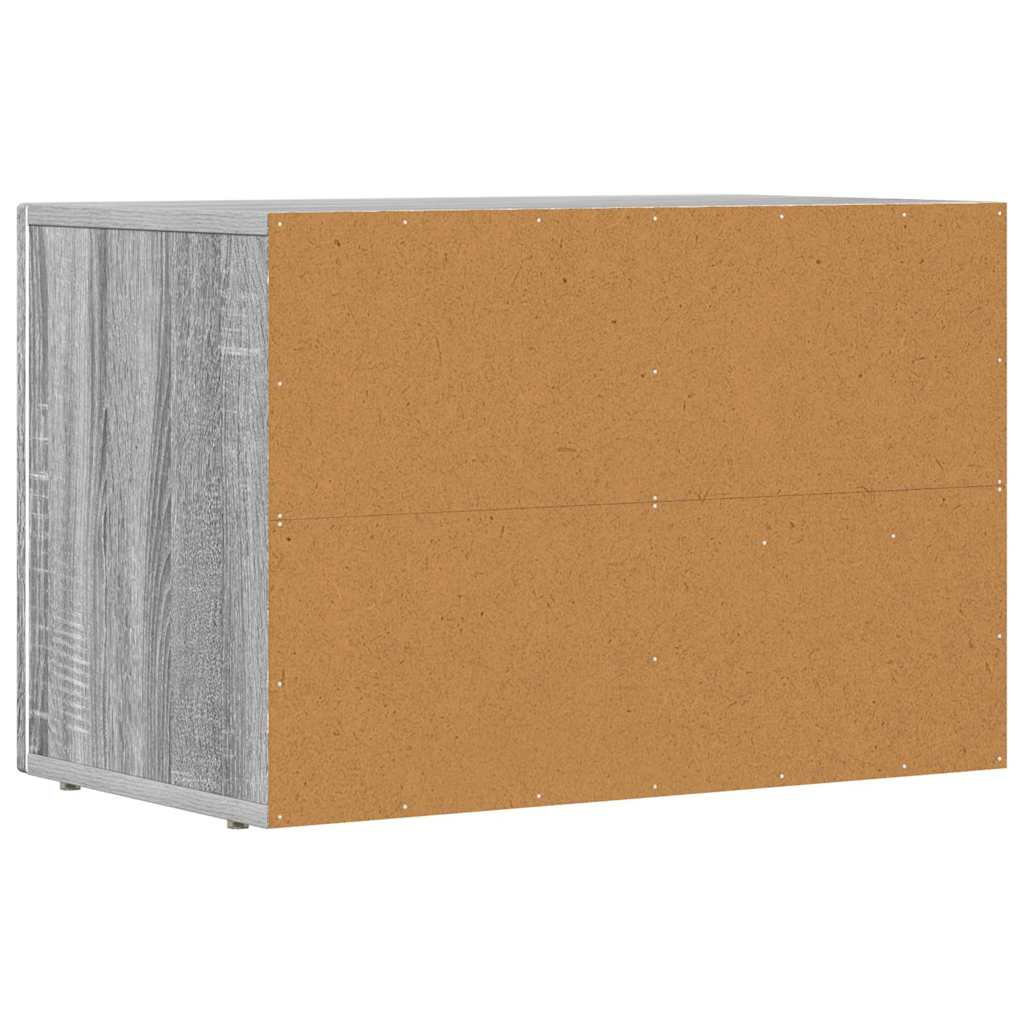 Cabinet TV Gri Sonoma 60 x 35 x 40 cm Lemn compozit — imaginea 8