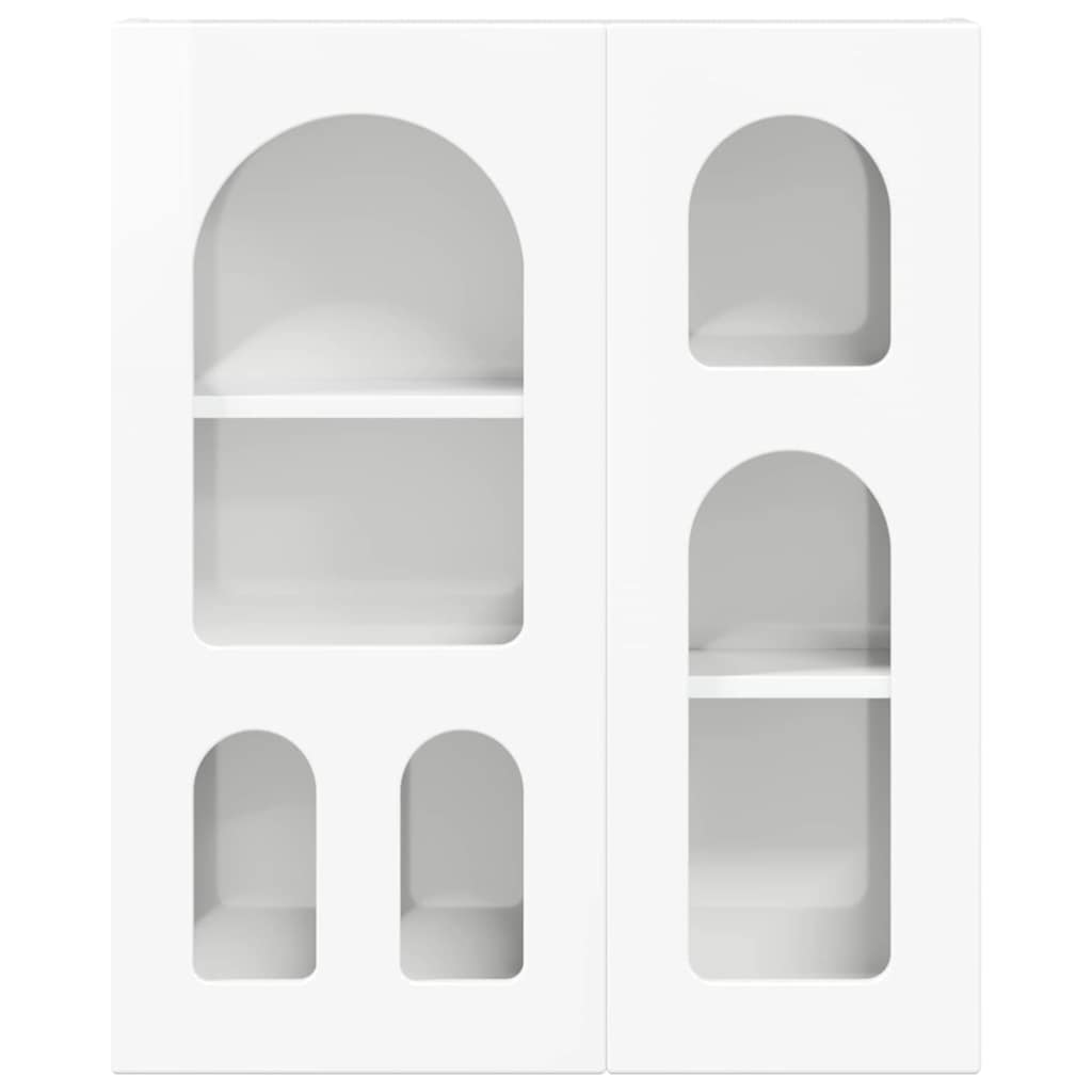 Dulap suspendat Alb lucios 59 x 20 x 71.5 cm Lemn compozit — imaginea 6