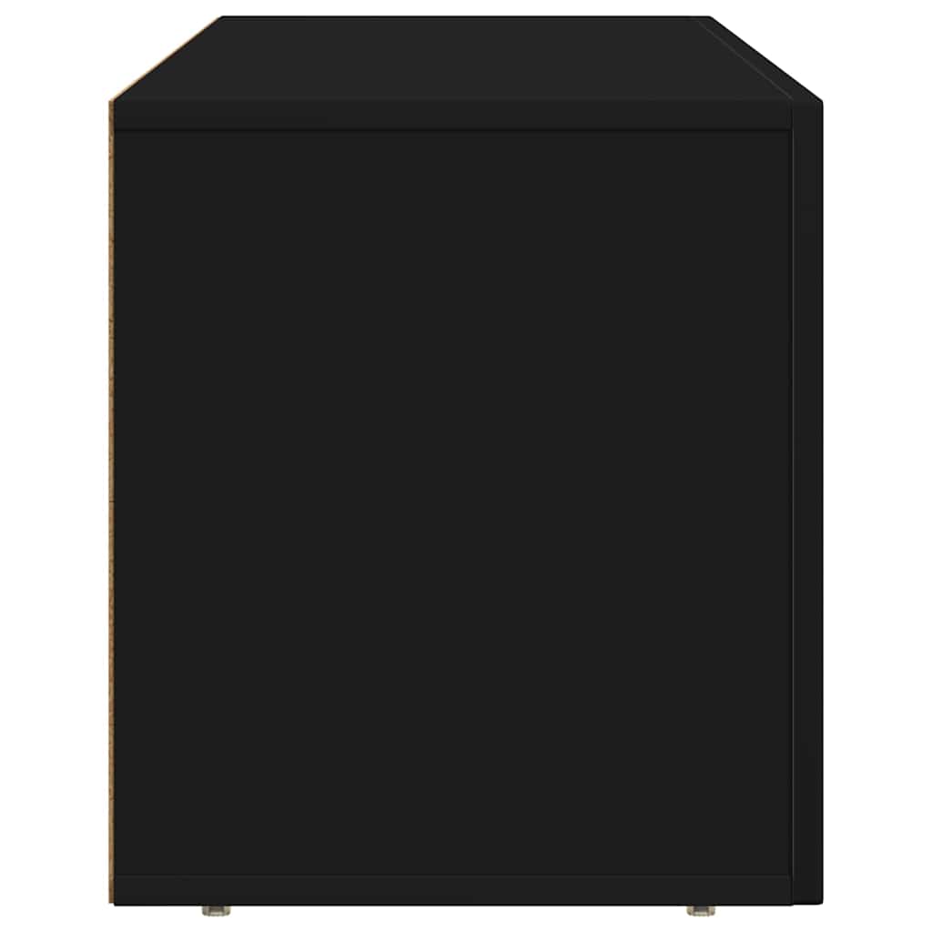 Cabinet TV Negru 100 x 35 x 40 cm Lemn compozit — imaginea 7