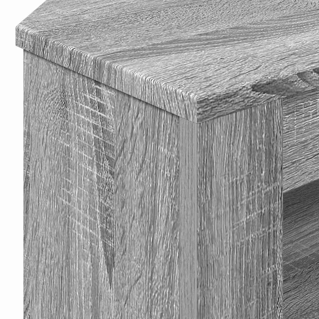 DulapdecoltpentruTV Gri Sonoma 102 x 40,5 x 45 cm Lemn compozit — imaginea 9