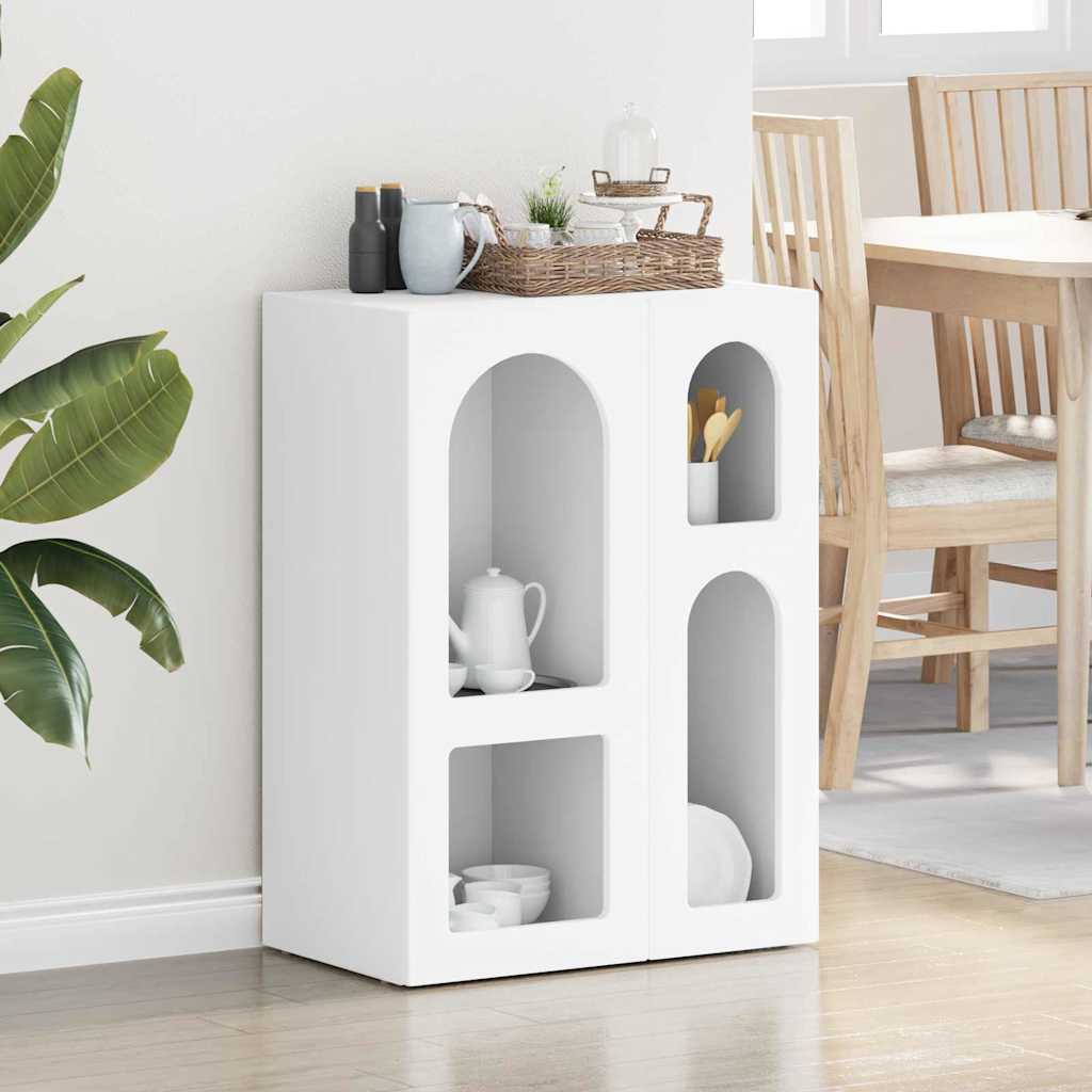 Bufet Alb 59 x 35 x 80.5 cm Lemn compozit — imaginea 2