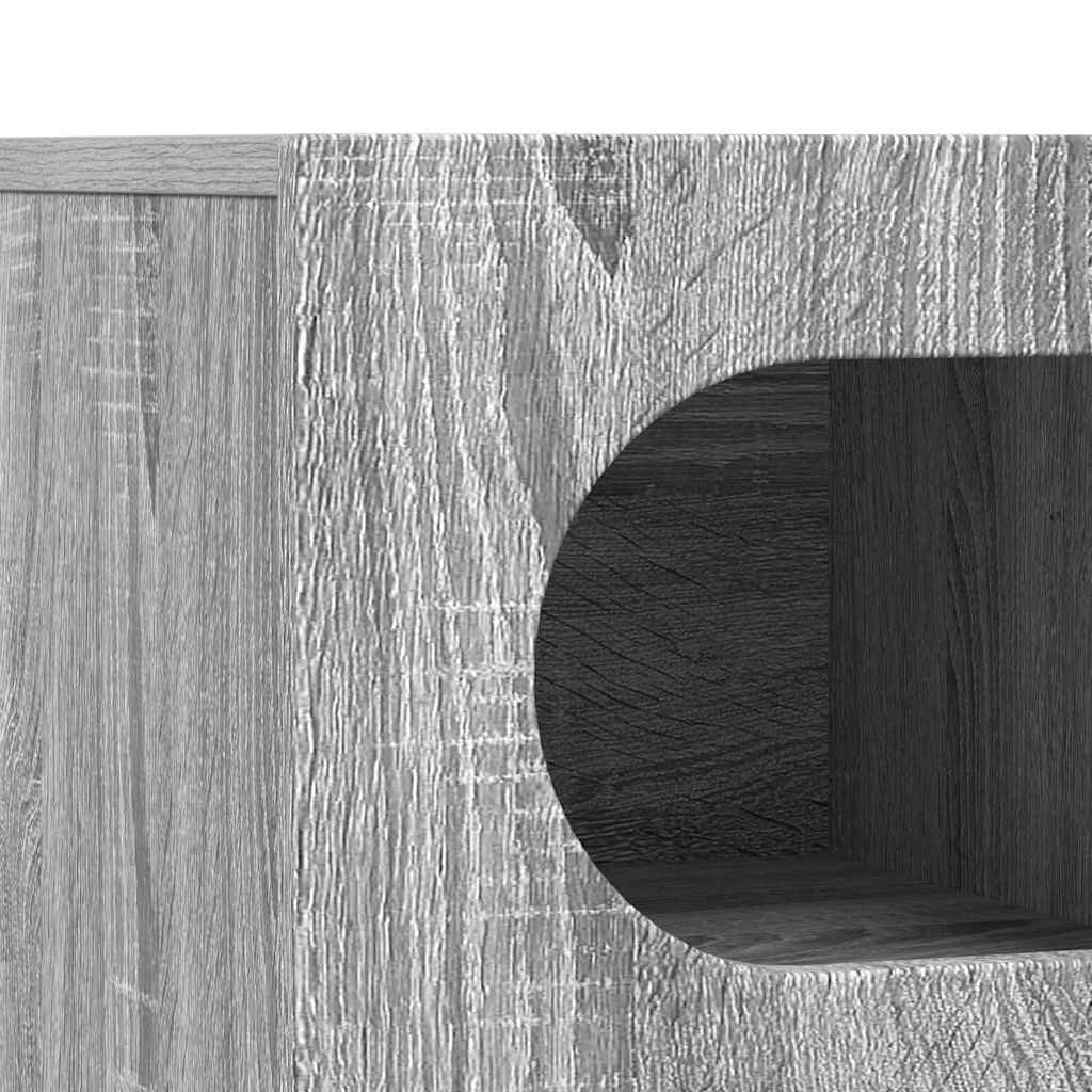 Cabinet TV Gri Sonoma 60 x 35 x 40 cm Lemn compozit — imaginea 9