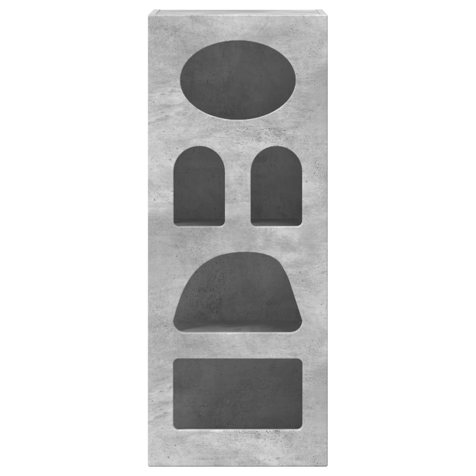 Bufet Gri din beton 40 x 35 x 100,5 cm Lemn compozit — imaginea 6