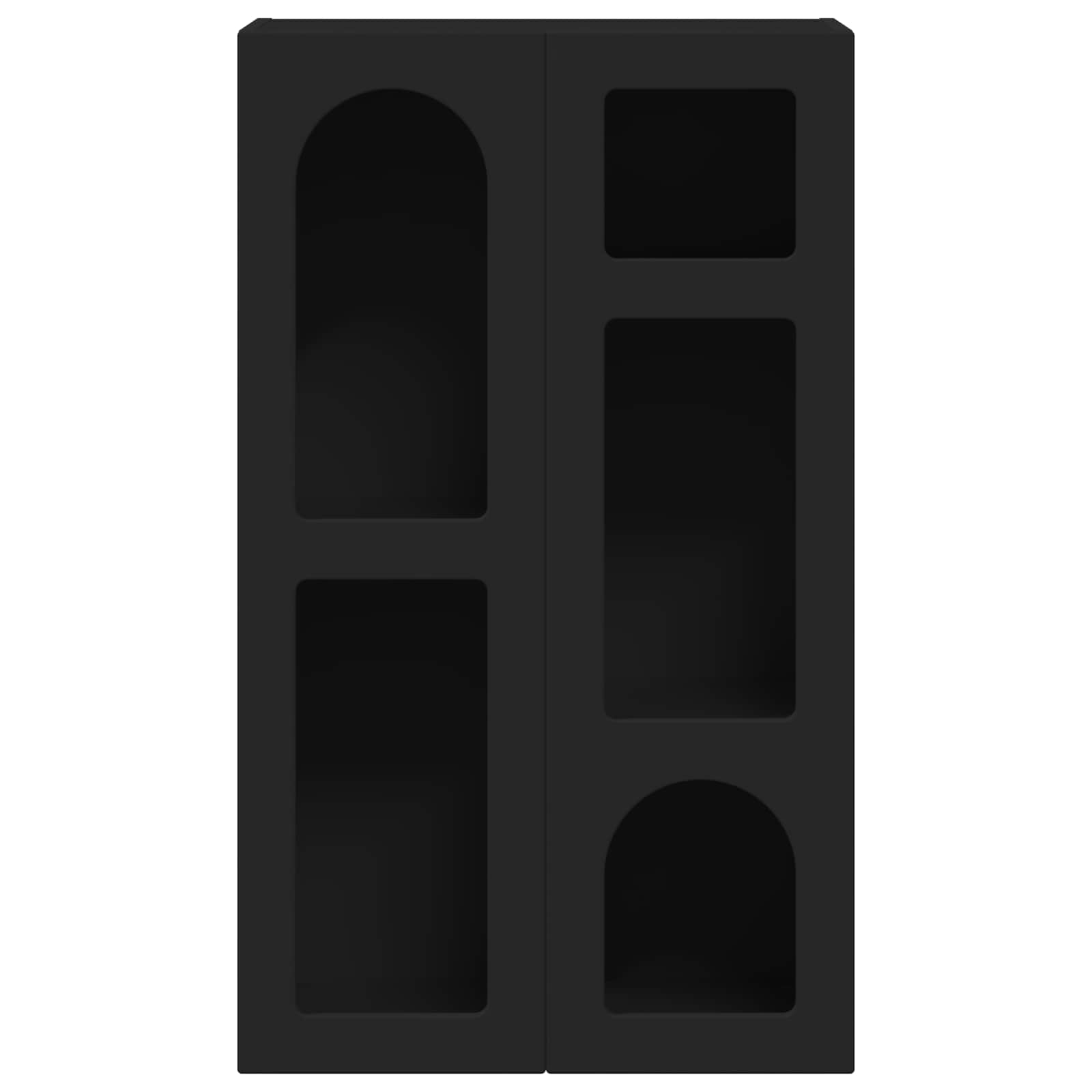 Bufet Negru 59 x 35 x 100,5 cm Lemn compozit — imaginea 6