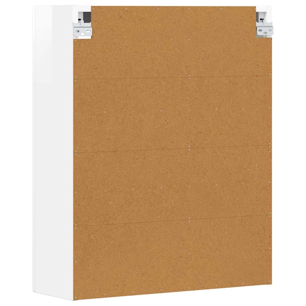 Dulap suspendat Alb lucios 59 x 20 x 71.5 cm Lemn compozit — imaginea 8