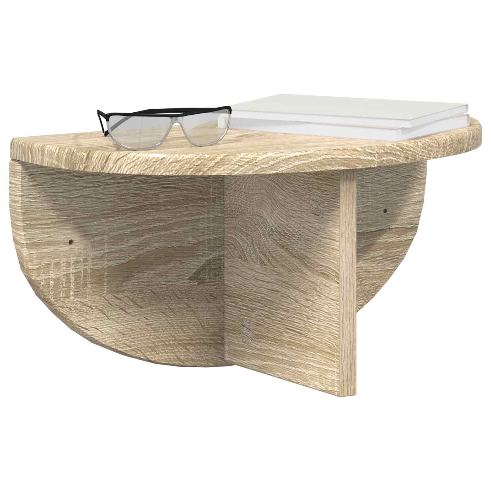 Raft de perete Pe perete 2 pcs Stejar Sonoma 38 x 19 x 19 cm — imaginea 3