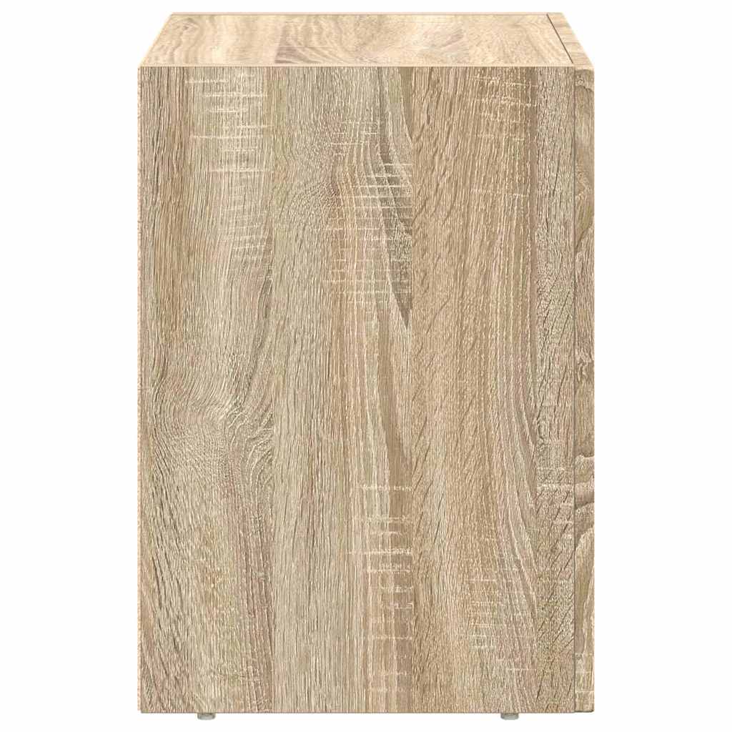 Noptiera Stejar Sonoma 40 x 35 x 50 cm Lemn compozit — imaginea 6