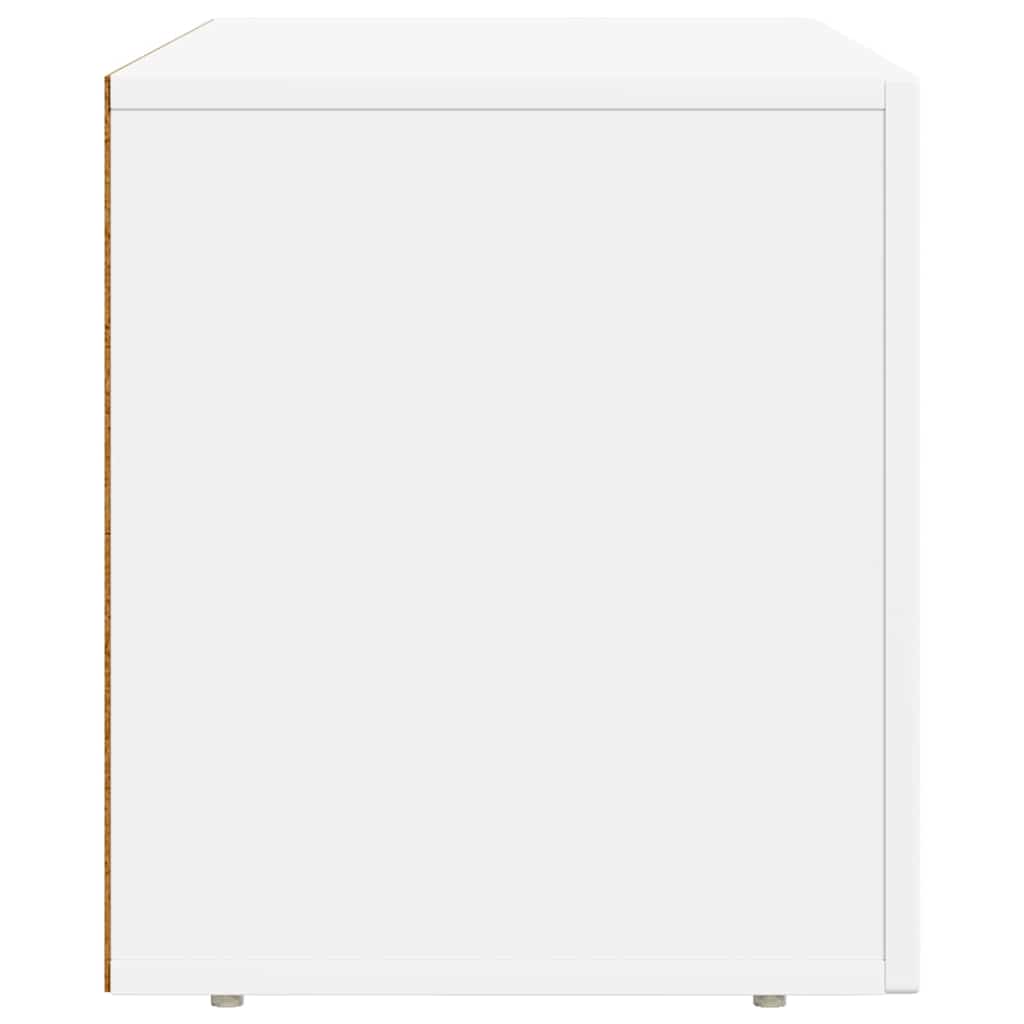 Cabinet TV Alb 80 x 35 x 40 cm Lemn compozit — imaginea 7