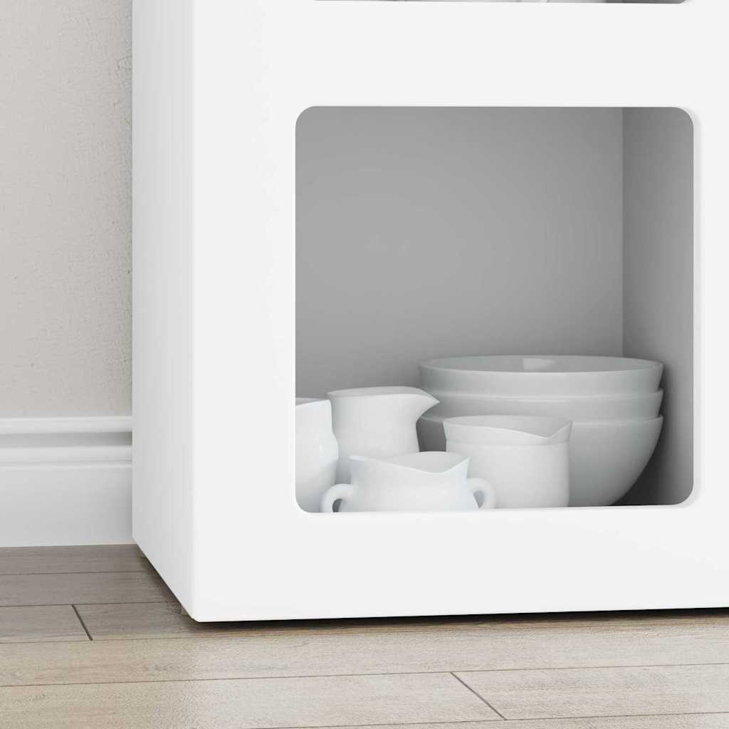 Bufet Alb 59 x 35 x 80.5 cm Lemn compozit — imaginea 6