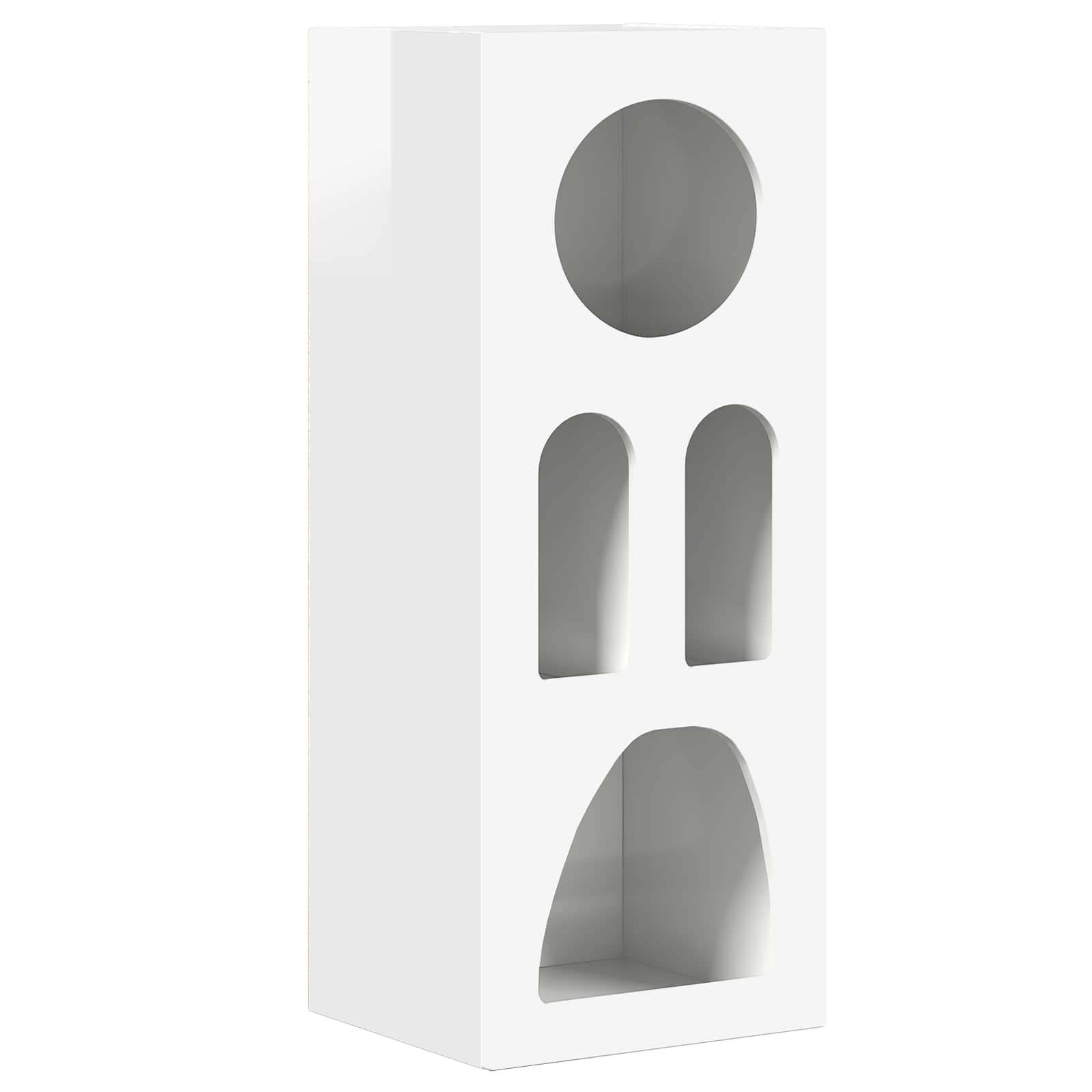 Bufet Alb lucios 40 x 35 x 100.5 cm Lemn compozit