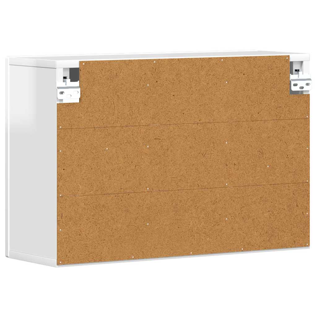 Dulap suspendat Alb lucios 60 x 20 x 40 cm Lemn compozit — imaginea 9