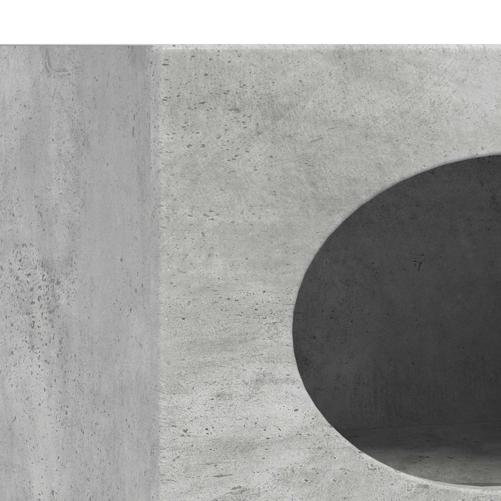 Bufet Gri din beton 40 x 35 x 100,5 cm Lemn compozit — imaginea 9