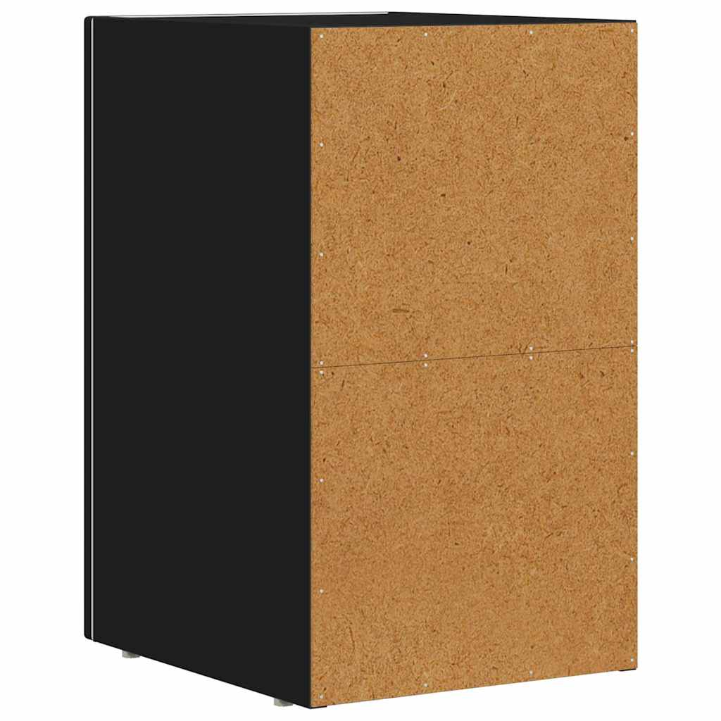 Noptiera 2 pcs Negru 29.5 x 35 x 50 cm Lemn compozit — imaginea 9