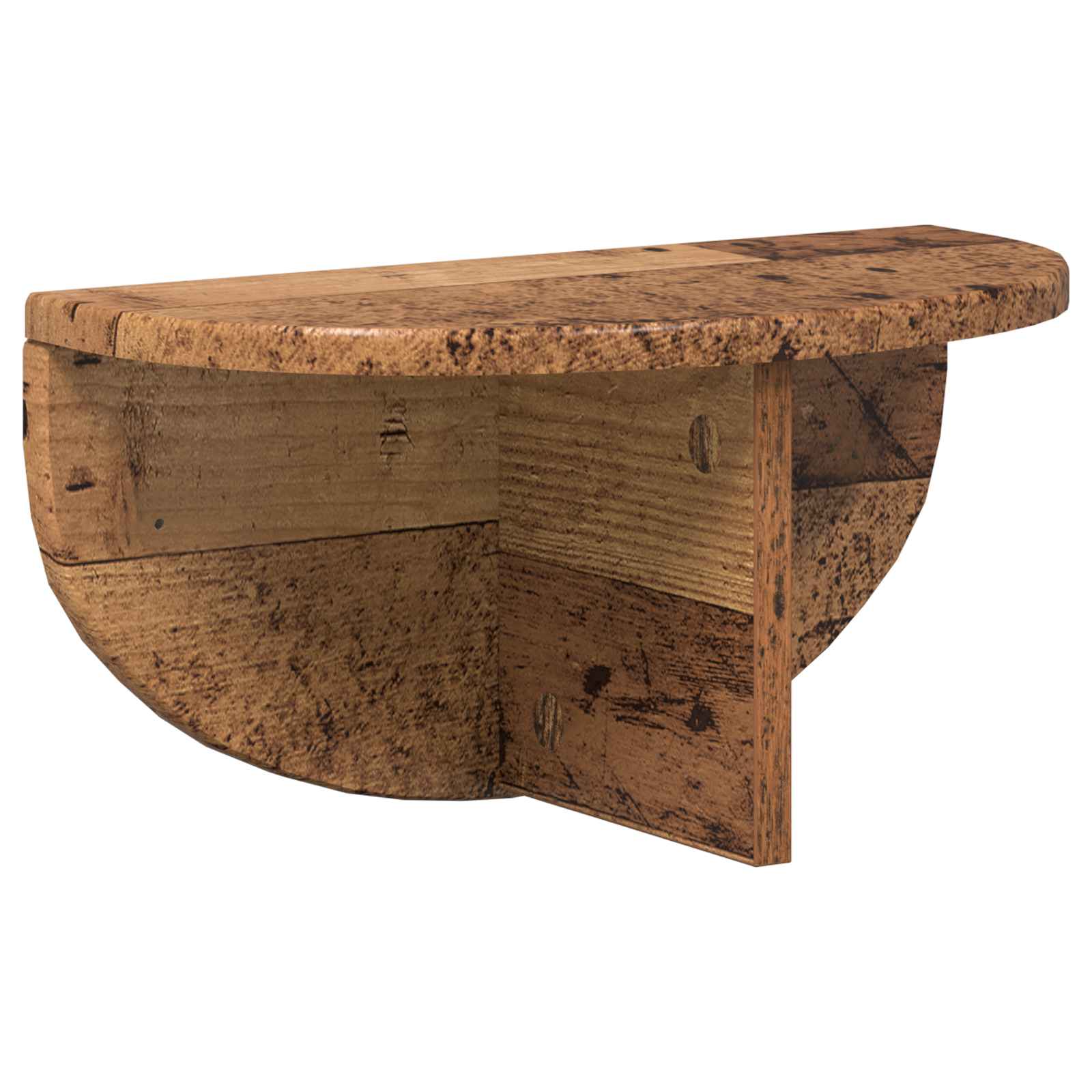 Raft de perete 2 pcs Lemn vechi 38 x 19 x 19 cm Lemn compozit — imaginea 5