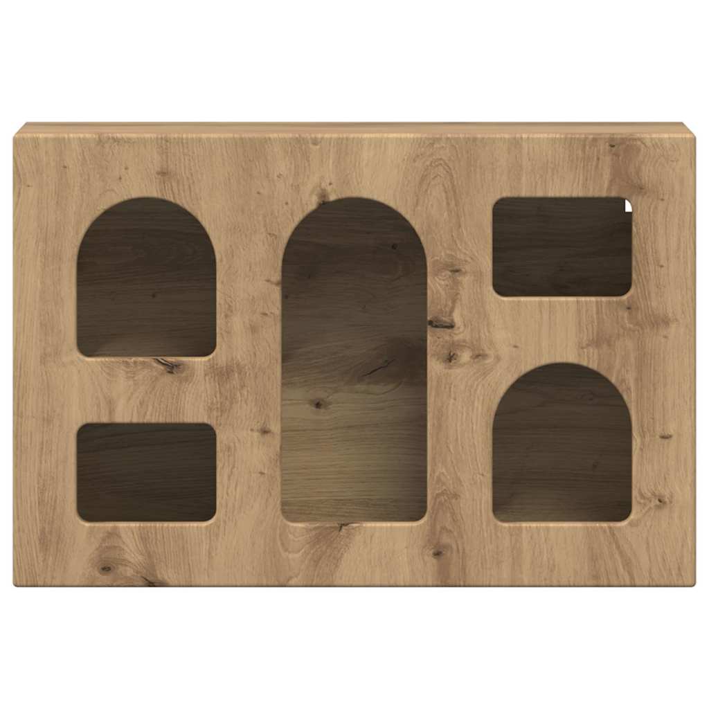 Dulap suspendat Stejar Artizanal 60 x 20 x 40 cm Lemn compozit — imaginea 7