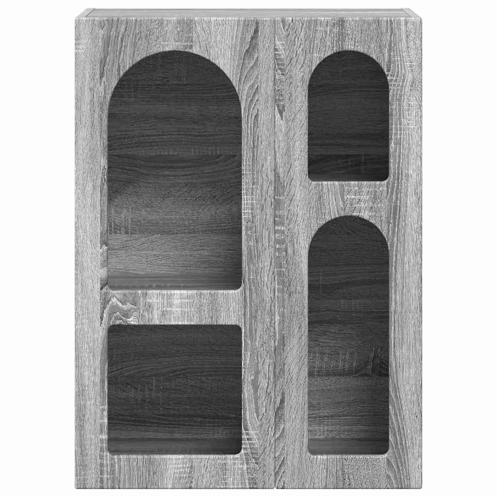 Bufet Gri Sonoma 59 x 35 x 80.5 cm Lemn compozit — imaginea 7