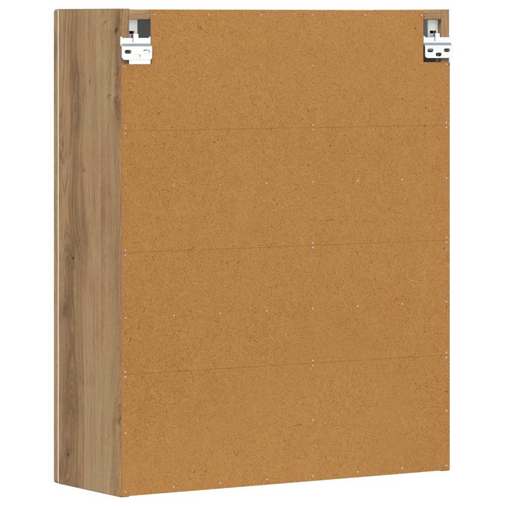 Dulap suspendat cu raft Stejar Artizanal 59 x 20 x 71.5 cm — imaginea 8