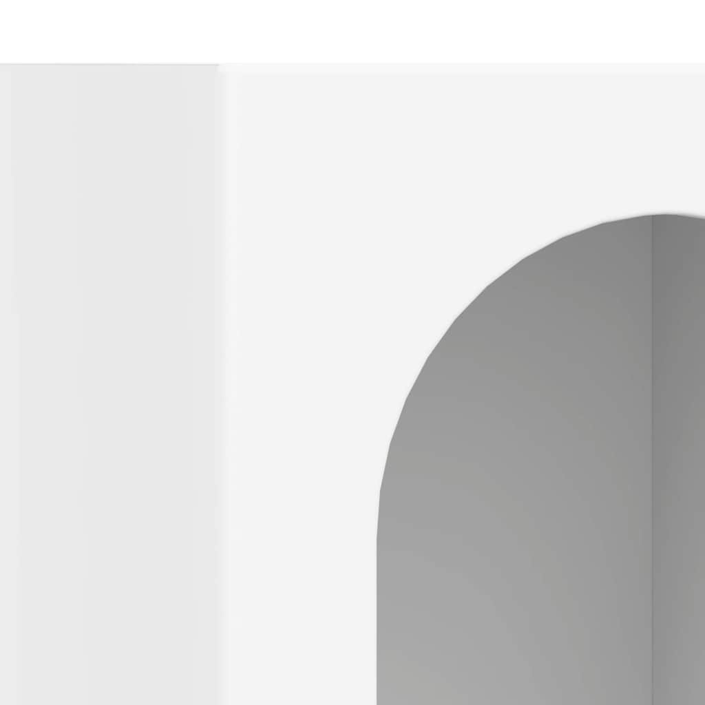 Bufet Alb 59 x 35 x 80.5 cm Lemn compozit — imaginea 10