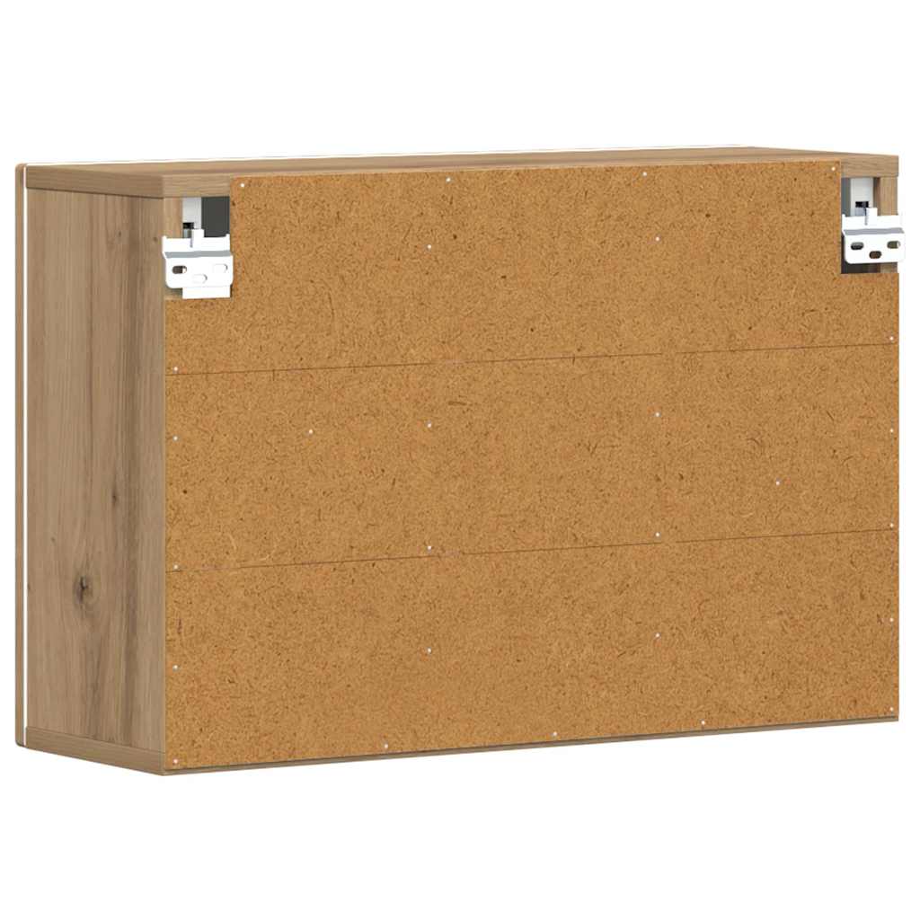 Dulap suspendat Stejar Artizanal 60 x 20 x 40 cm Lemn compozit — imaginea 9