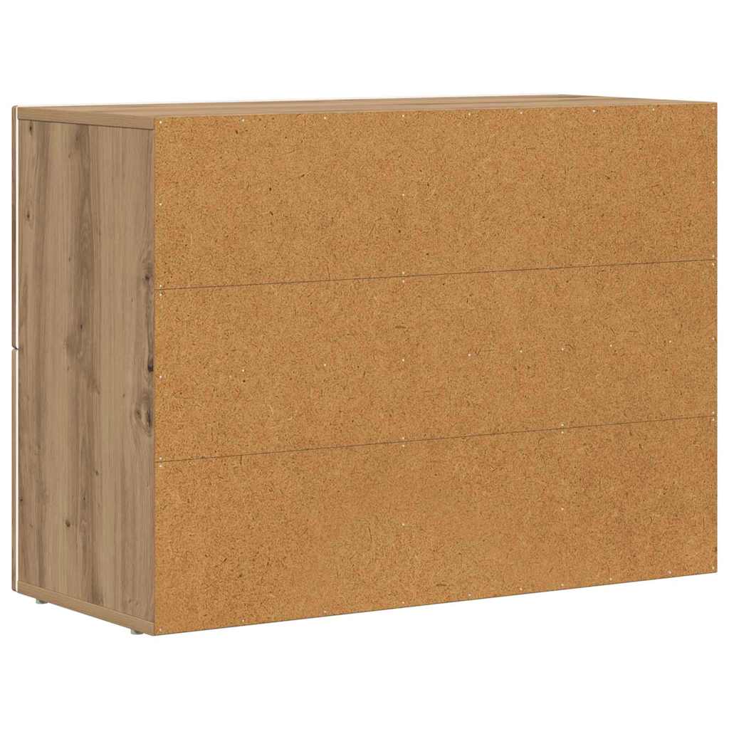 Bufet Stejar Artizanal 80.5 x 35 x 59 cm Lemn compozit — imaginea 9
