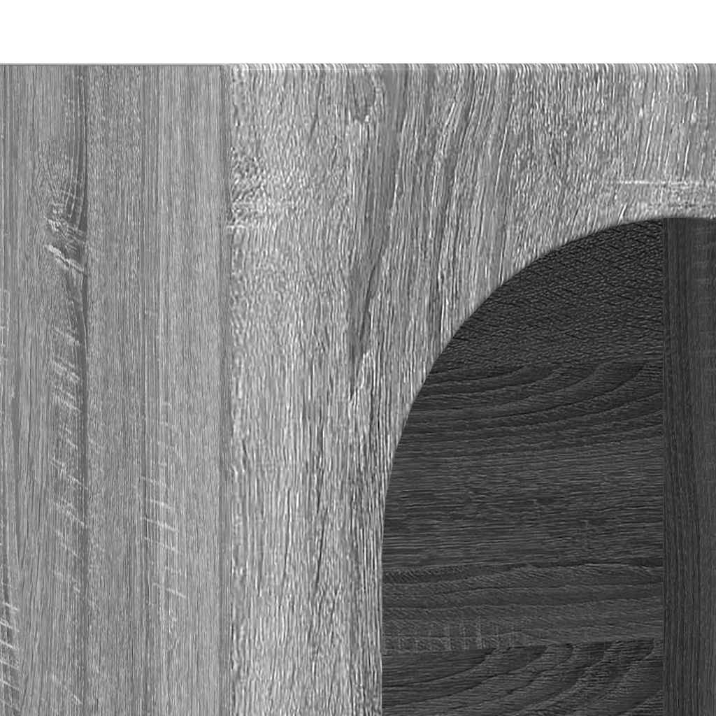 Bufet Gri Sonoma 59 x 35 x 80.5 cm Lemn compozit — imaginea 9
