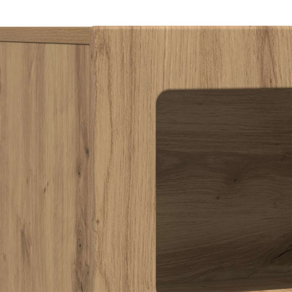 Bufet Stejar Artizanal 80.5 x 35 x 59 cm Lemn compozit — imaginea 10