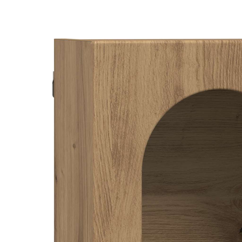 Dulap suspendat Stejar Artizanal 60 x 20 x 40 cm Lemn compozit — imaginea 10