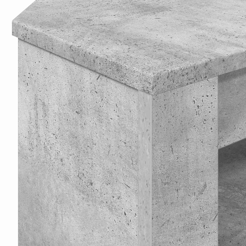 DulapdecoltpentruTV Gri din beton 102 x 40,5 x 45 cm — imaginea 9