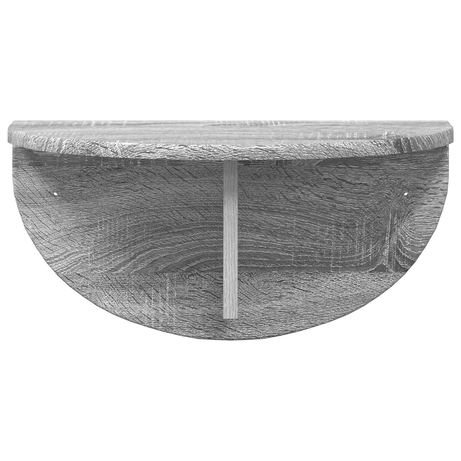 Raft de perete 2 pcs Gri Sonoma 38 x 19 x 19 cm Lemn compozit — imaginea 6