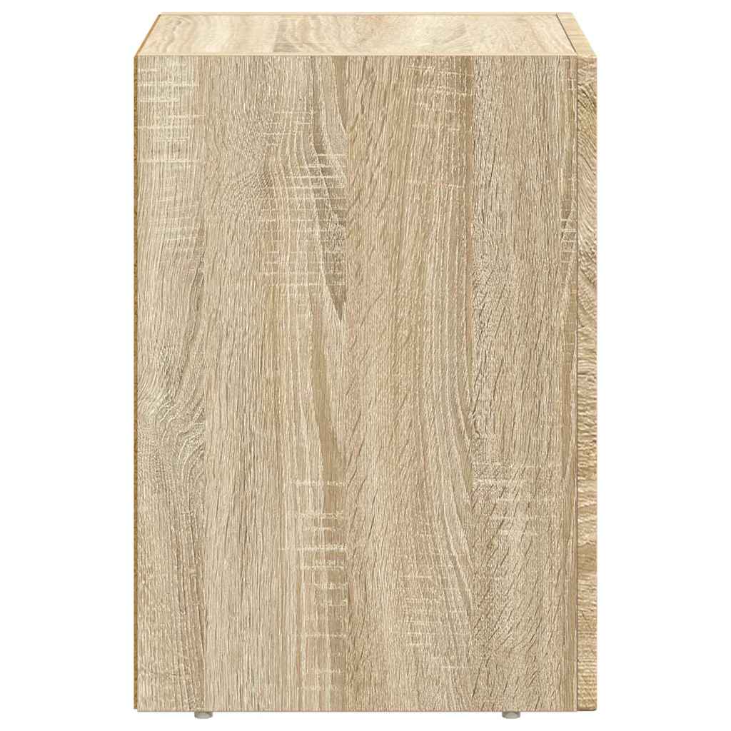 Noptiera 2 pcs Stejar Sonoma 29.5 x 35 x 50 cm Lemn compozit — imaginea 8
