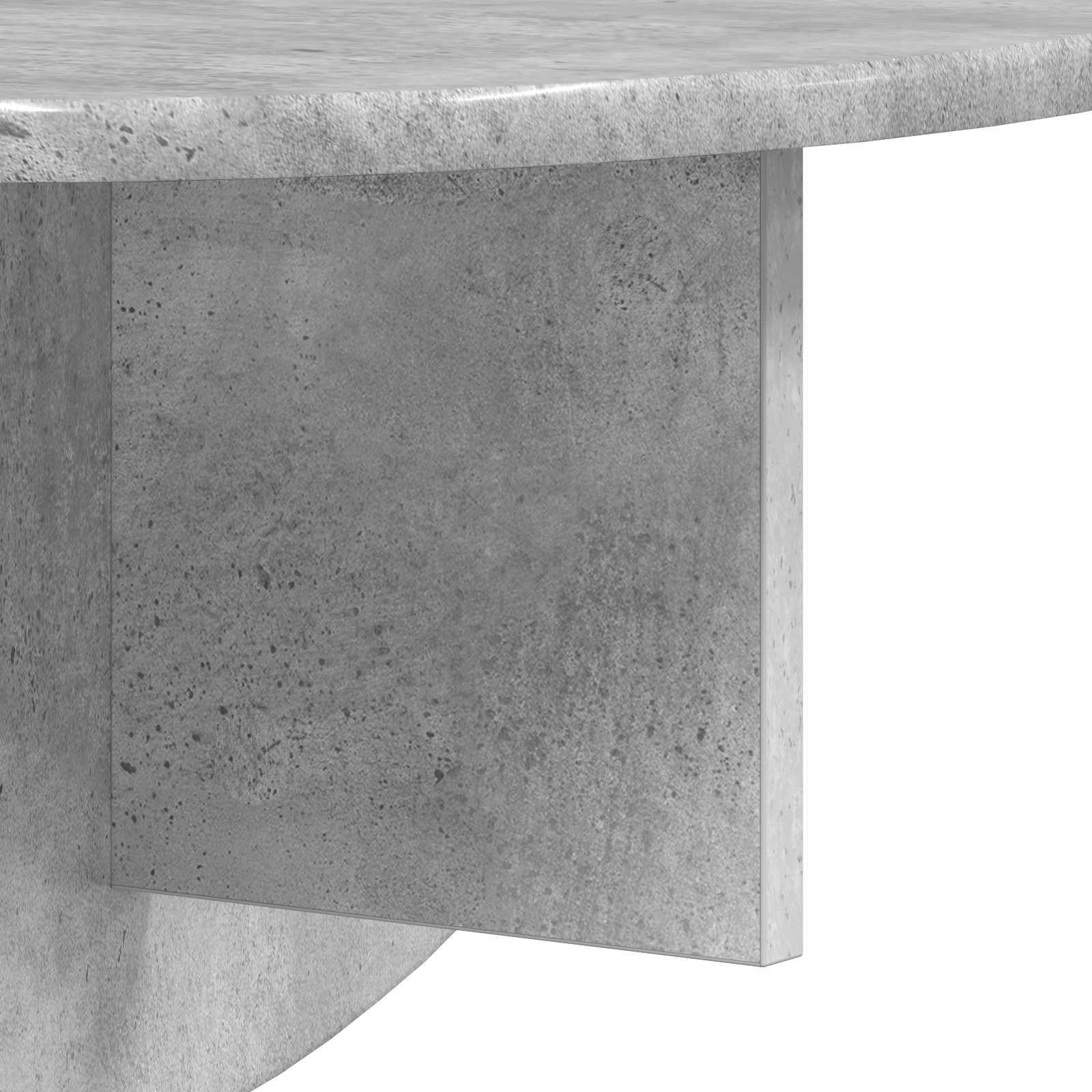 Raft de perete Pe perete 2 pcs Gri din beton 38 x 19 x 19 cm — imaginea 10