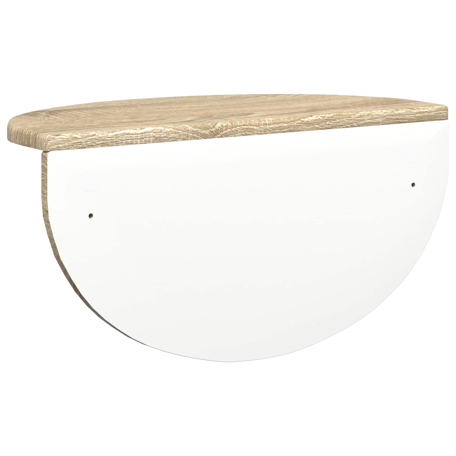 Raft de perete Pe perete 2 pcs Stejar Sonoma 38 x 19 x 19 cm — imaginea 8