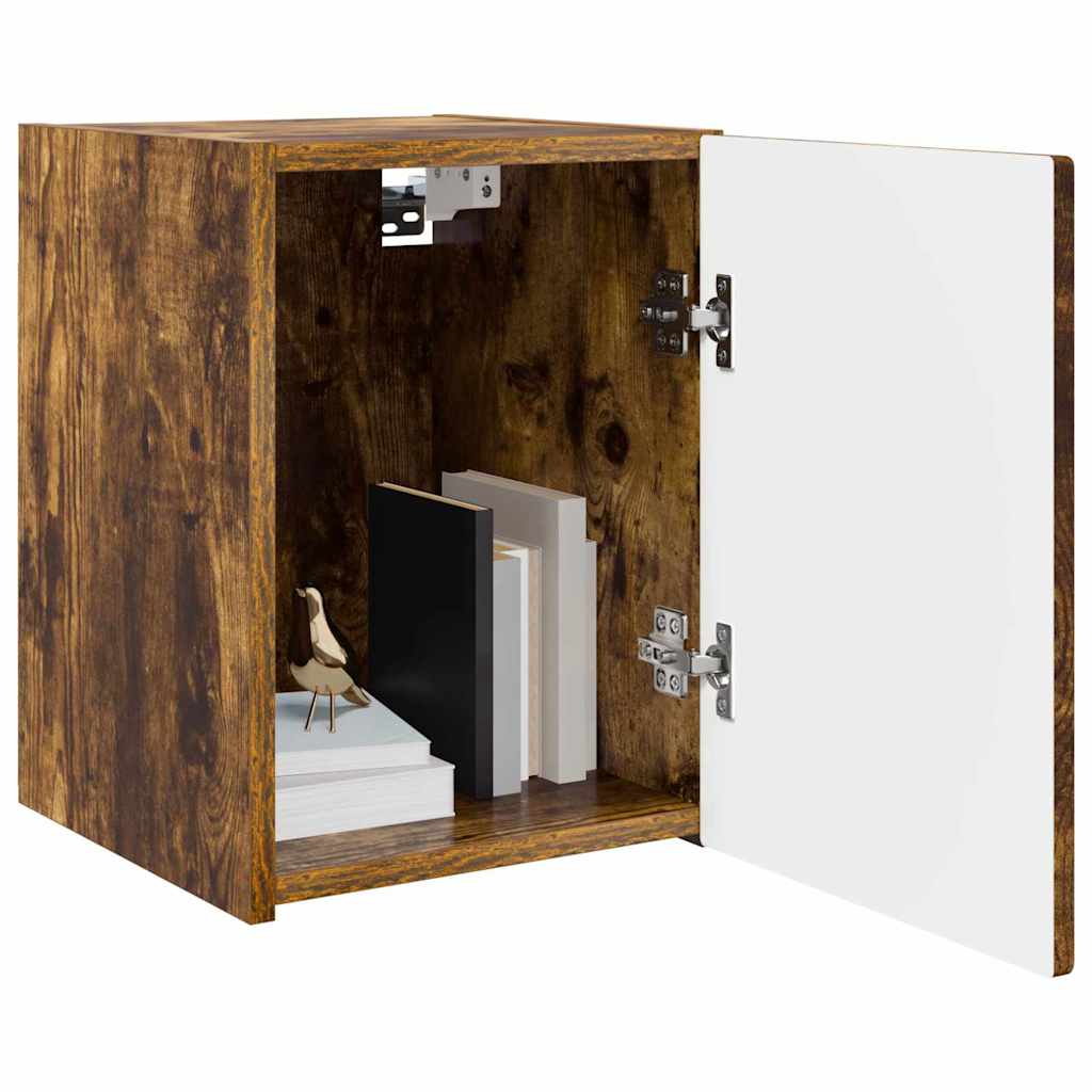 Dulap TV de perete Stejar fumuriu 30 x 31 x 40 cm Lemn compozit — imaginea 4