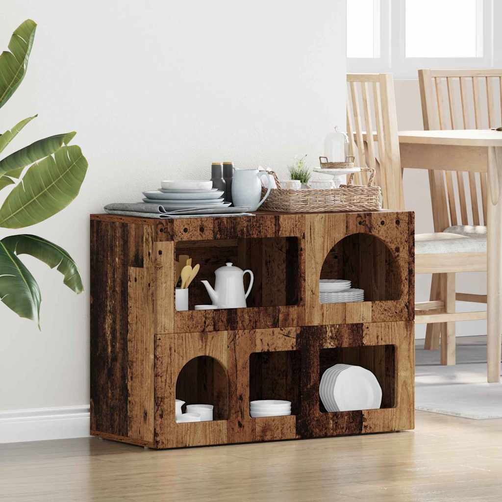 Bufet Lemn vechi 80.5 x 35 x 59 cm Lemn compozit — imaginea 2